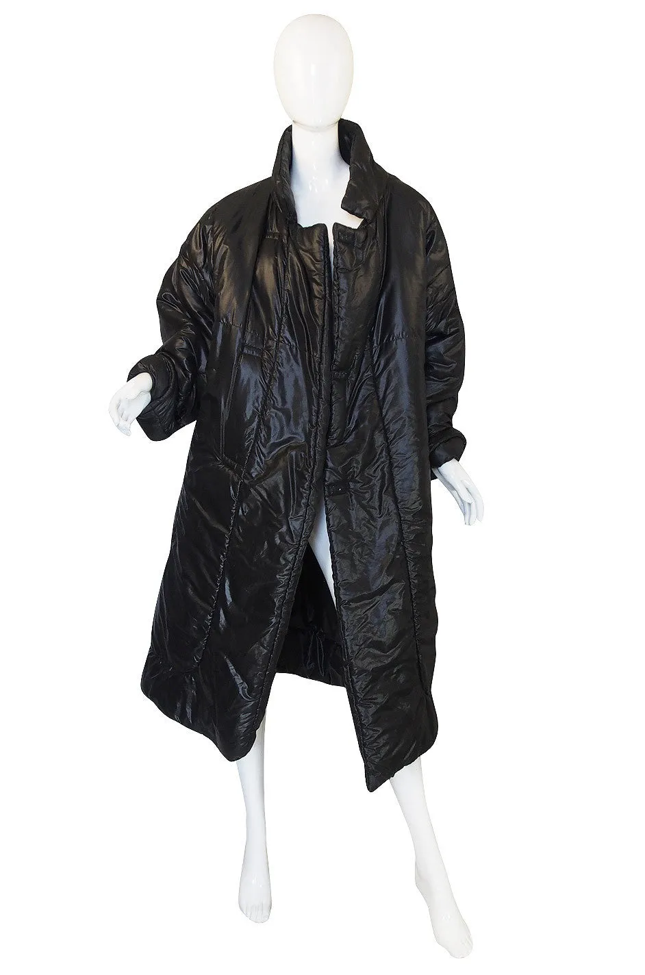 Rare Early 1980s Norma Kamali Sleeping Bag Coat