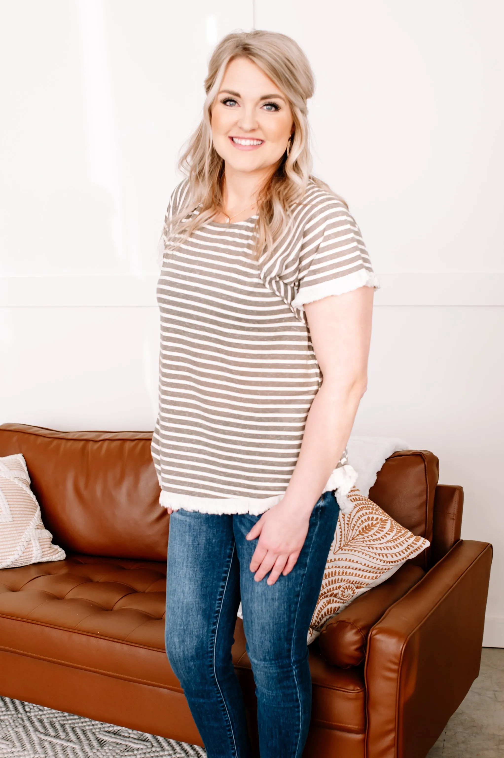 Ready For The Close Up Shadow Fringe Top