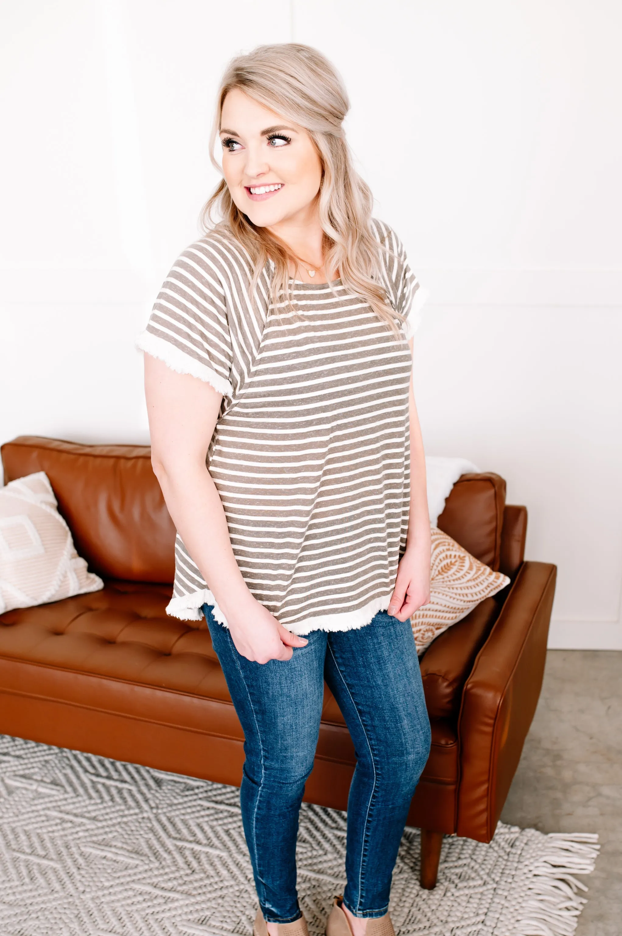 Ready For The Close Up Shadow Fringe Top