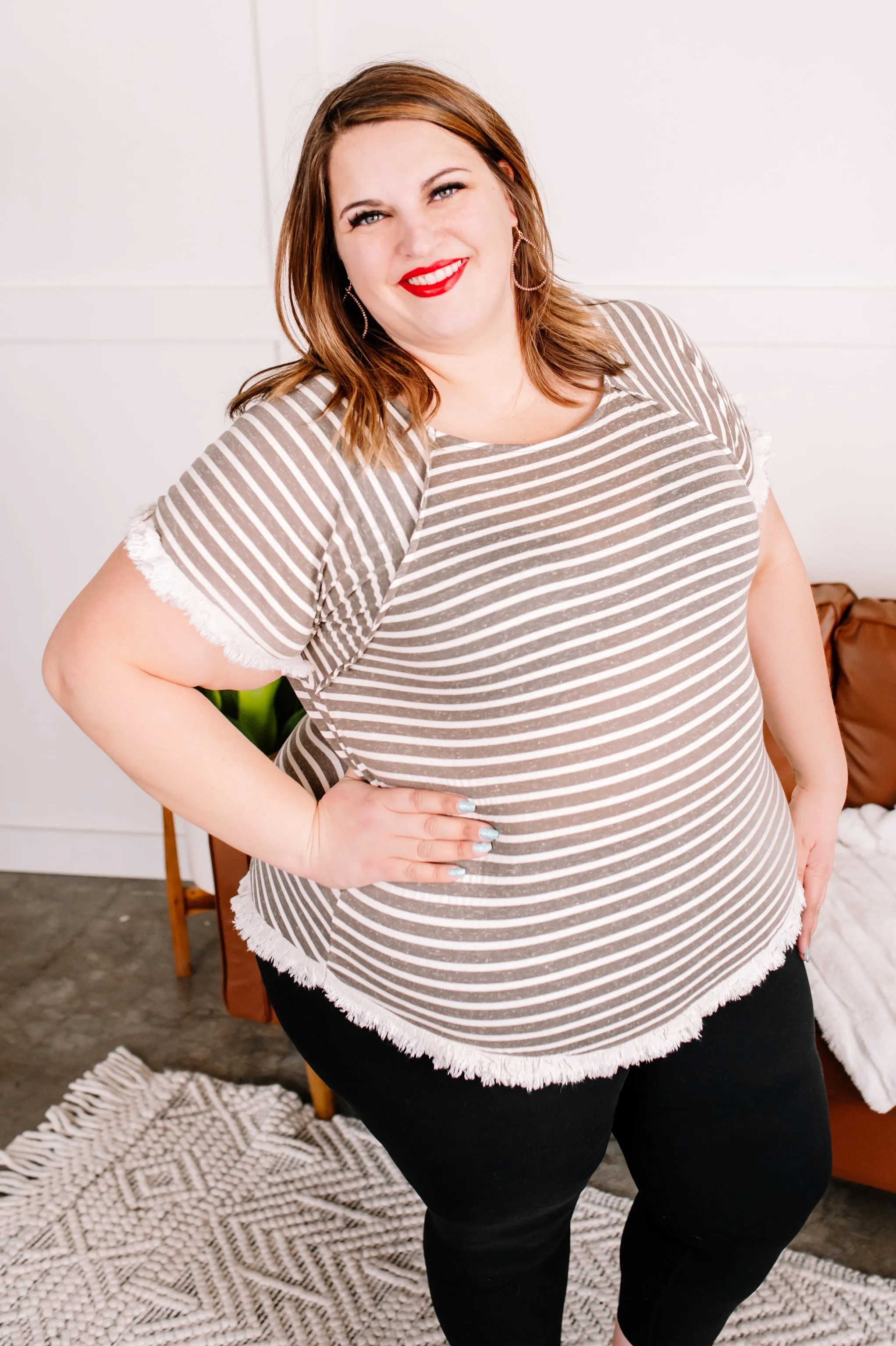 Ready For The Close Up Shadow Fringe Top