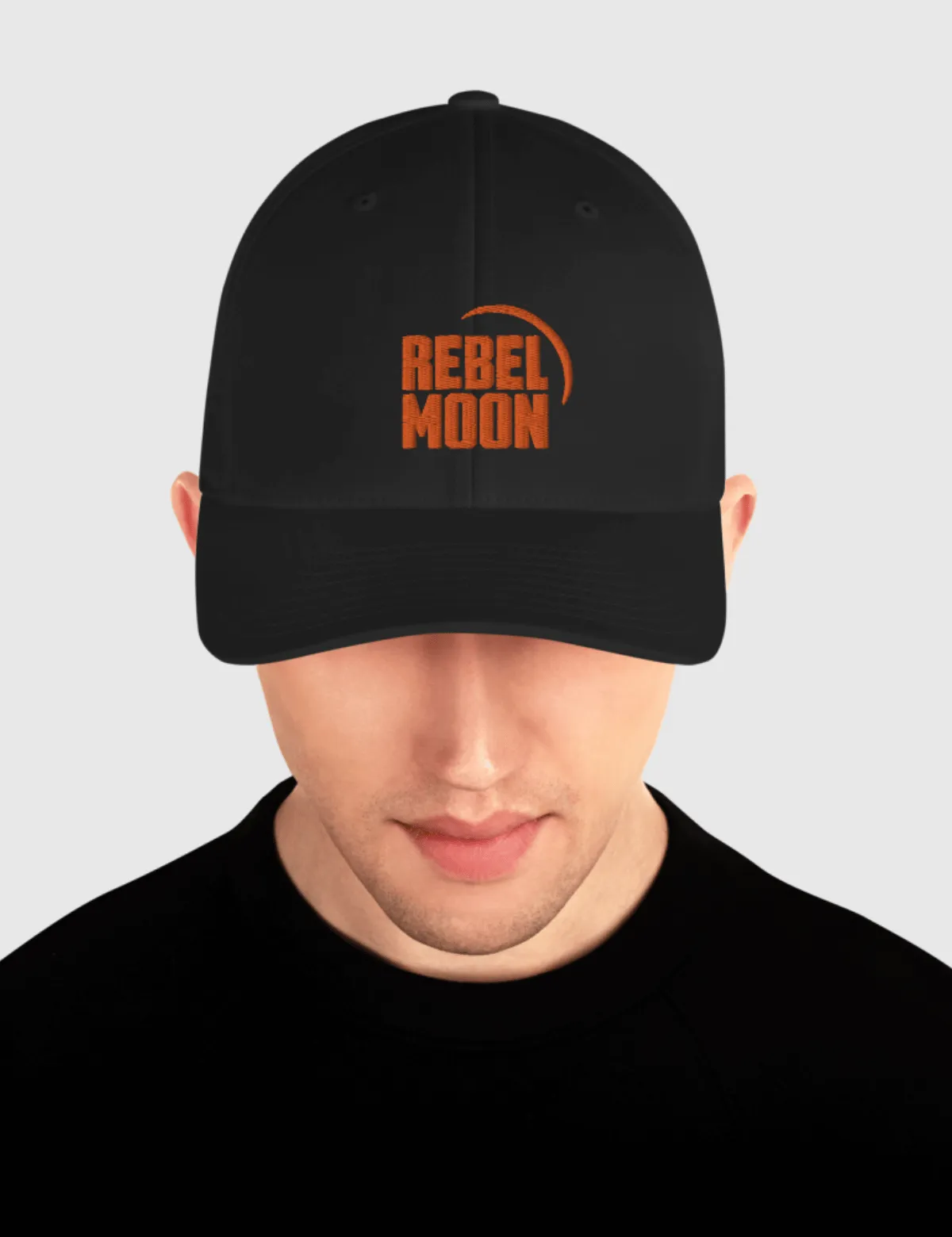 Rebel Moon Structured Twill Cap [Black]