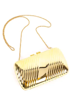 Rectangular Metal Clutch Bag