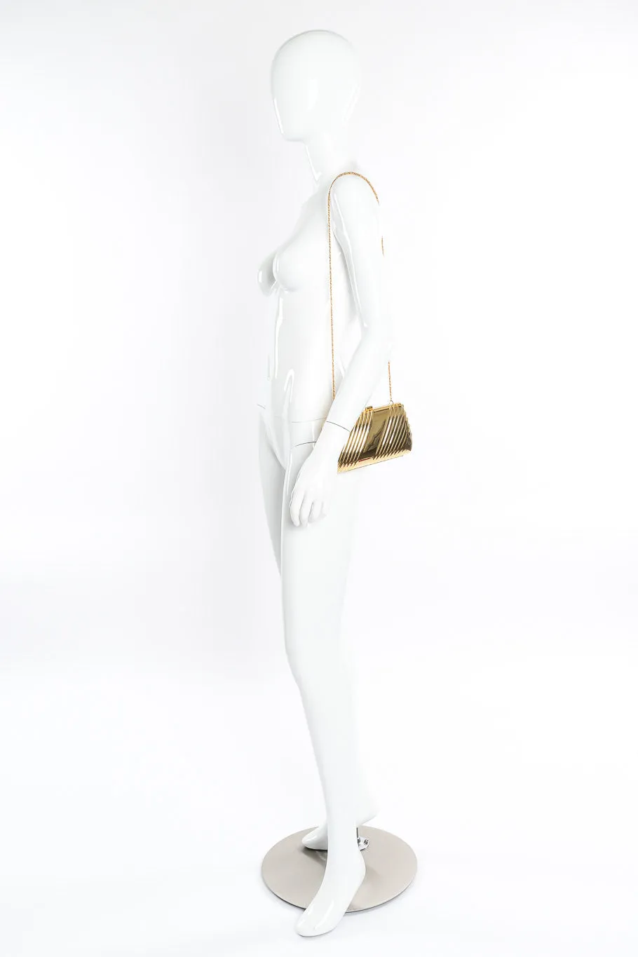 Rectangular Metal Clutch Bag