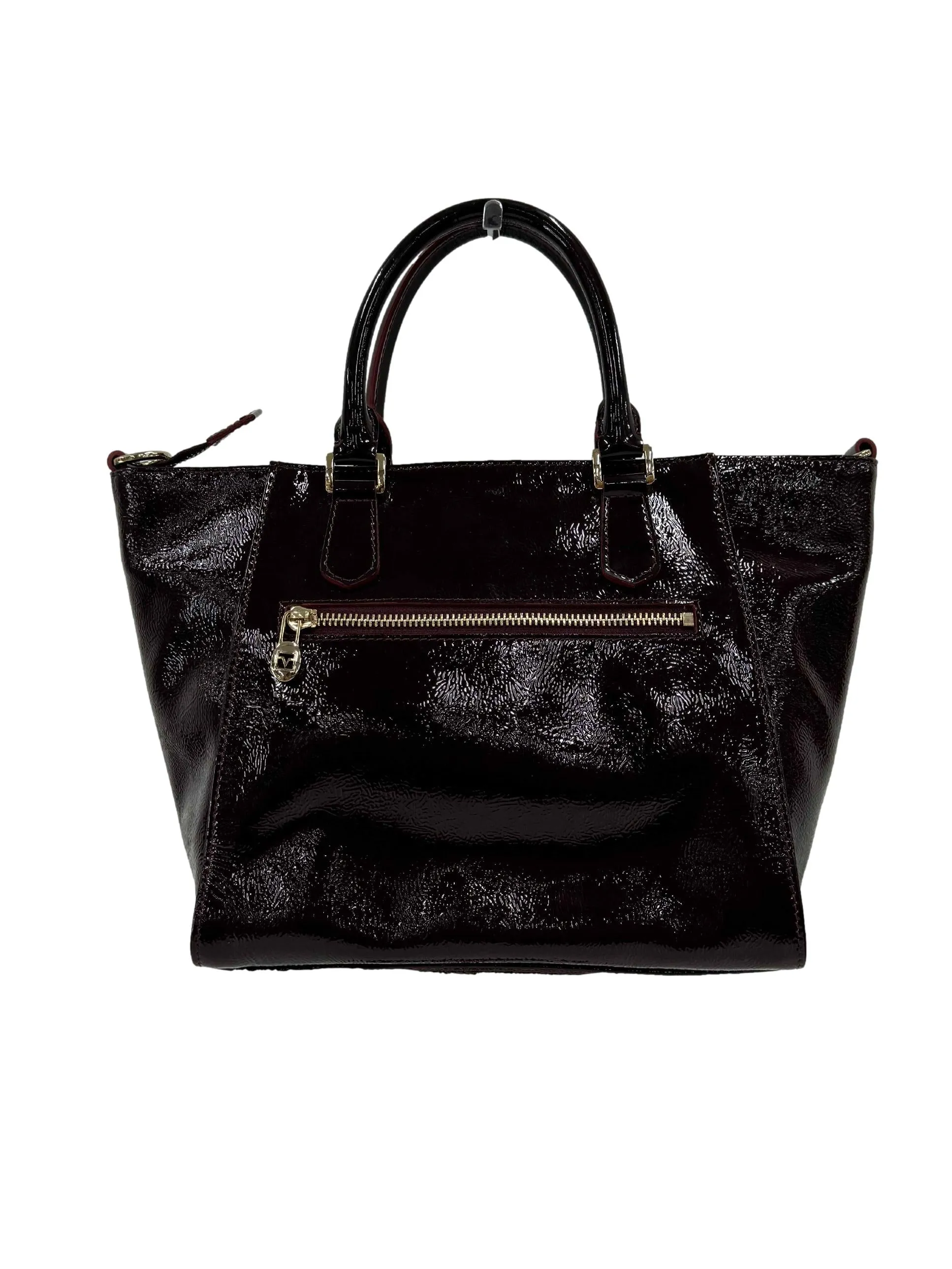 Red Glossy Leather Bag