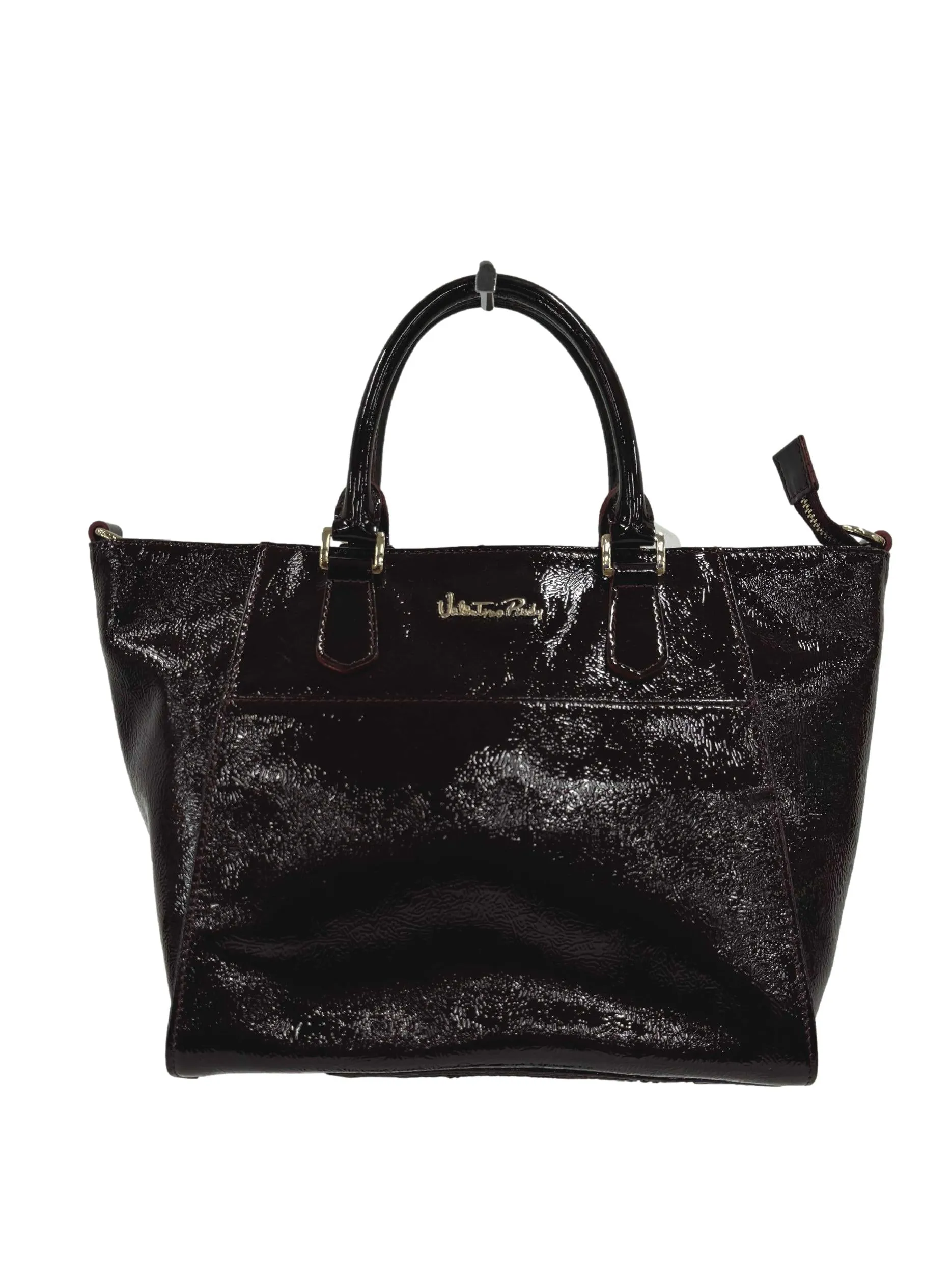 Red Glossy Leather Bag