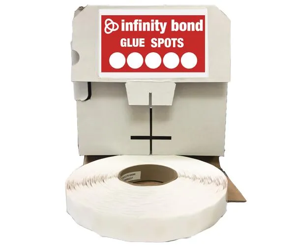 Removable Glue Spots - 1/2" Low Tack with High Profile