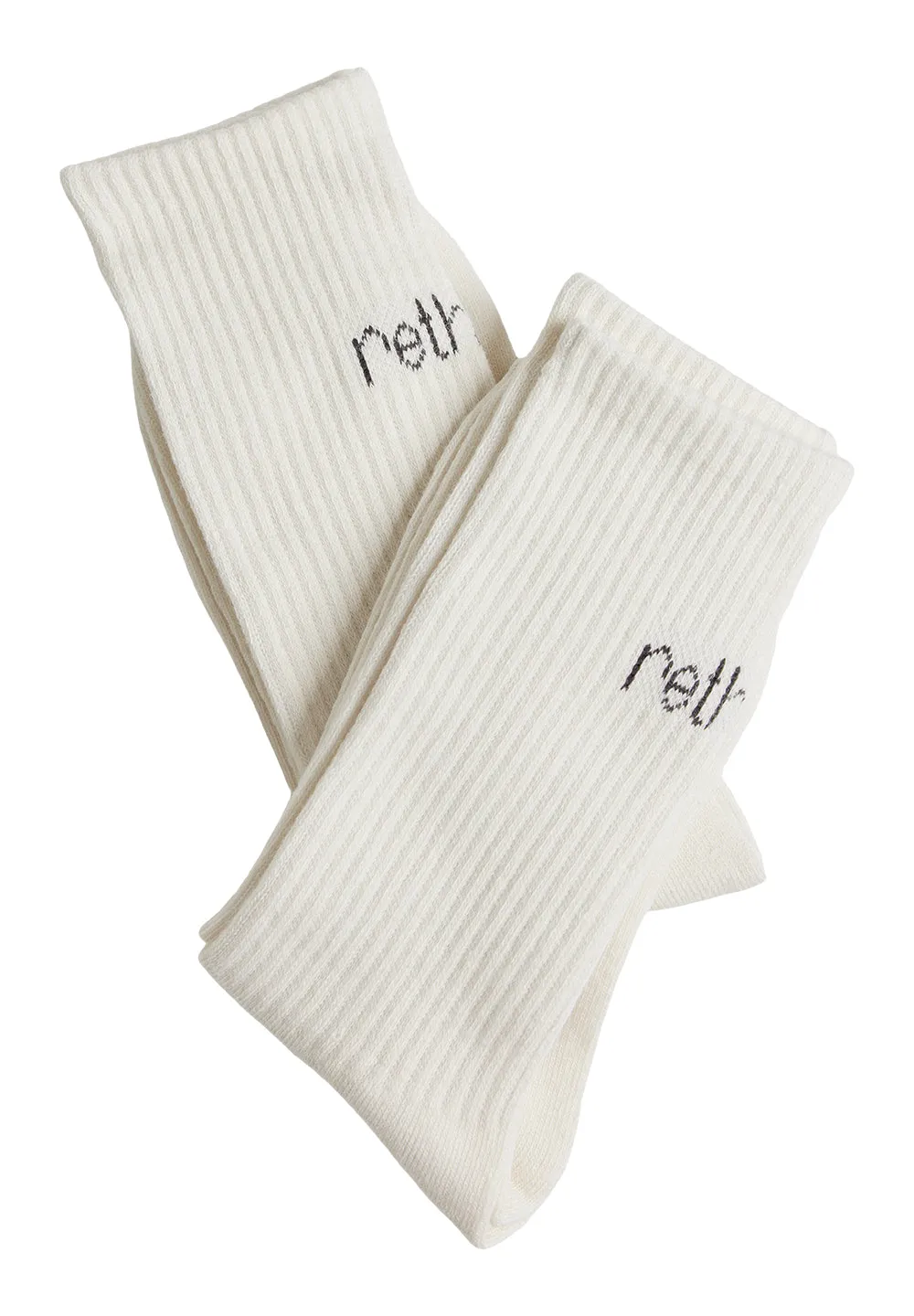 Rethinkit Crew Sock 2pack - off white