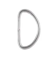 RING - "D" - 2" - S/S LOW PROFILE 3/16"