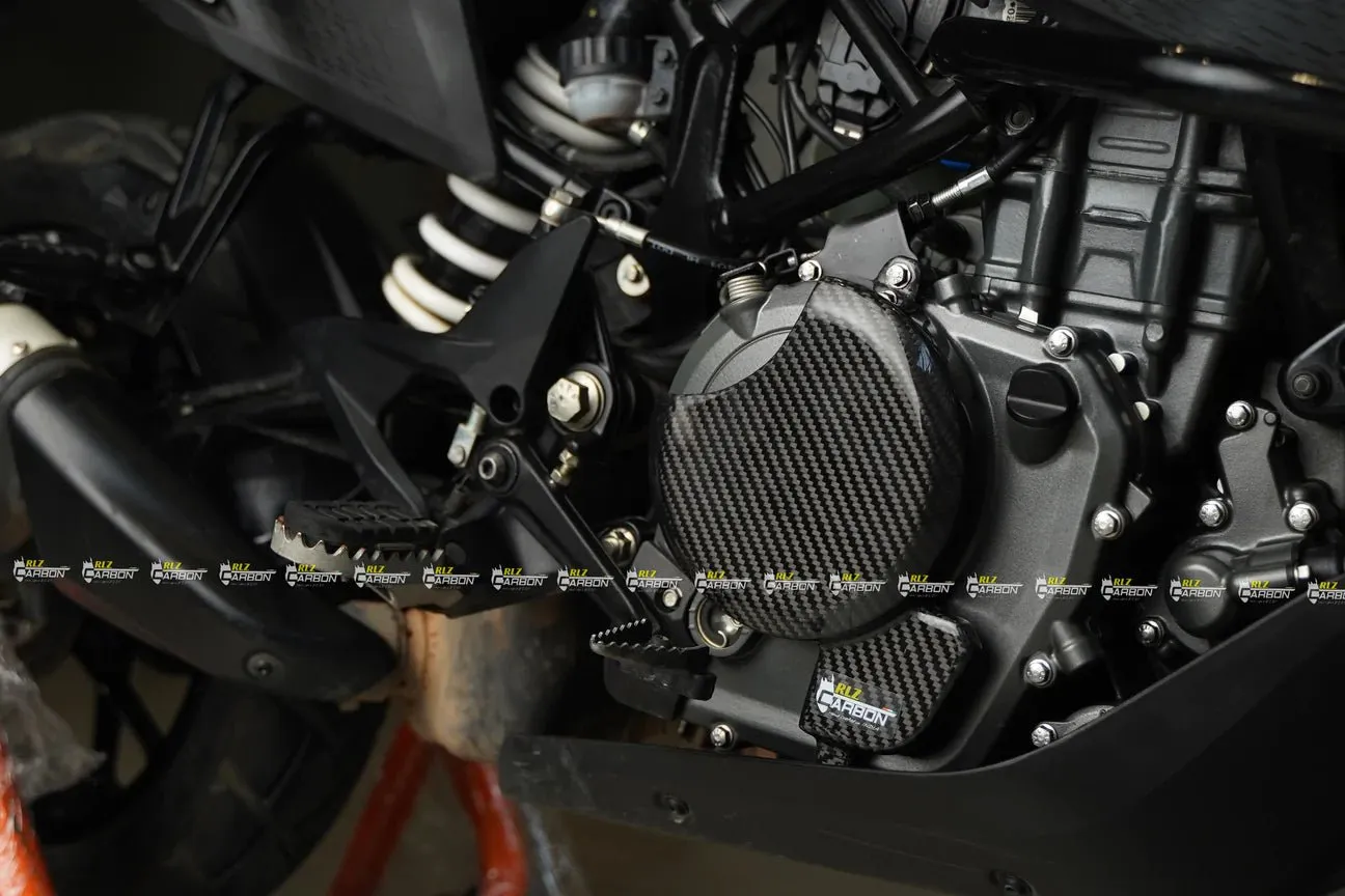 RLZ Carbon Fiber Clutch Cover Protector for KTM Adventure 250/390