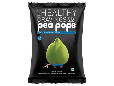 Roasted Pea Pops - Char-Grilled Spices (The Healthy Cravings Co)