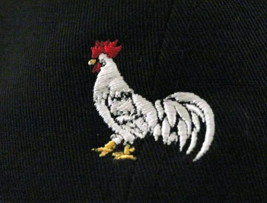 ROOSTER Unconstructed Baseball Adjustable Dad Hat (Black)