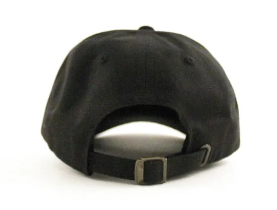 ROOSTER Unconstructed Baseball Adjustable Dad Hat (Black)