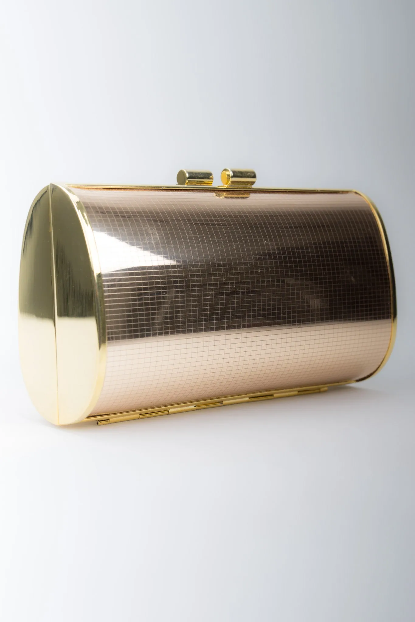 Rose Gold Mirror Disco Clutch