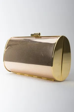 Rose Gold Mirror Disco Clutch