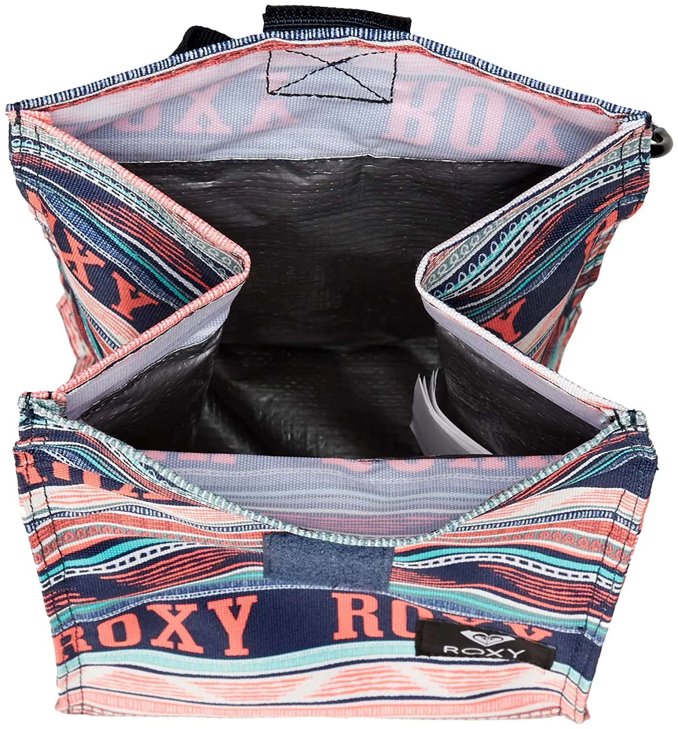 Roxy Girls Lunch Hour Reusable Lunch Bag in Aztec print