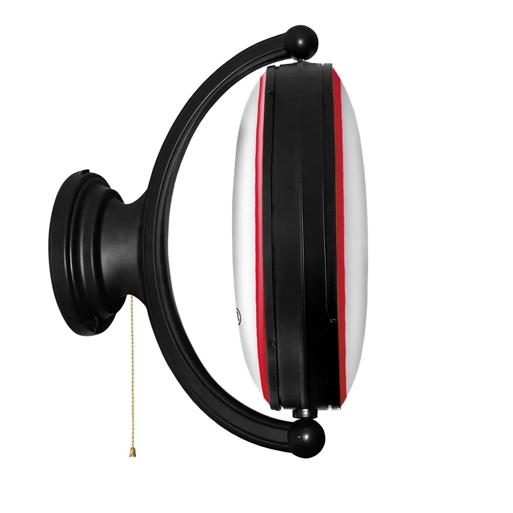 Rutgers Scarlet Knights: Original Oval Rotating Lighted Wall Sign
