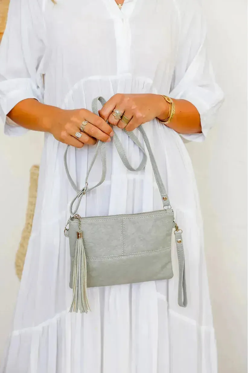 Sadie Crossbody Bag Soft Grey