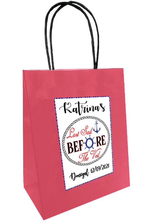 Sailor theme personalised Hen Party Bag