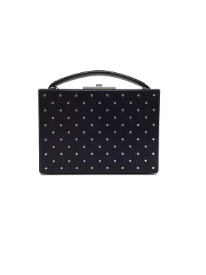 Saint Laurent WDB! 'Nan' Studded Box Top Handle Bag W/Chain