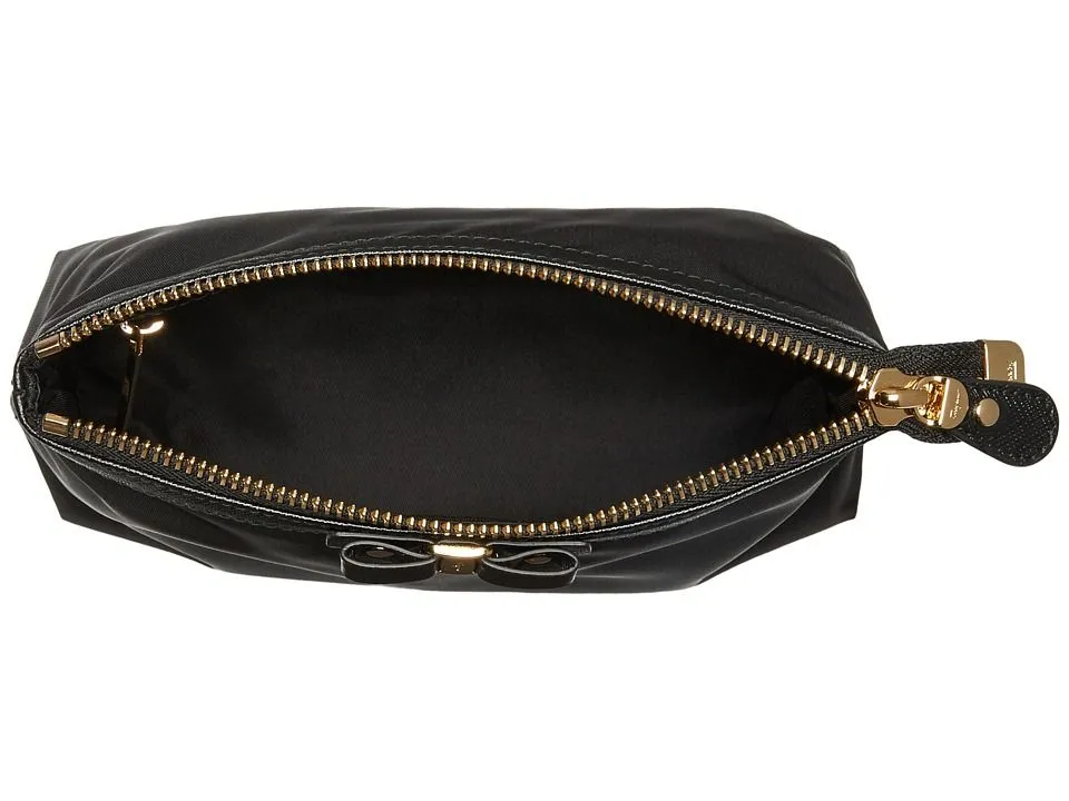 Salvatore Ferragamo Vara Bow Pouch in Black