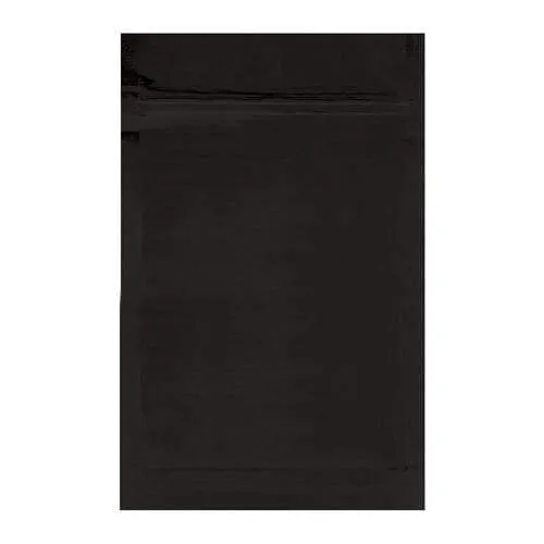 SAMPLE of Mylar Bag Opaque Black 1 Oz - 28 Grams (1 Count SAMPLE)
