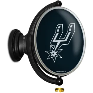 San Antonio Spurs: Original Oval Rotating Lighted Wall Sign