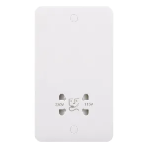 Schneider Electric GGBL7090S Lisse White Moulded 115/230V Dual Voltage Socket
