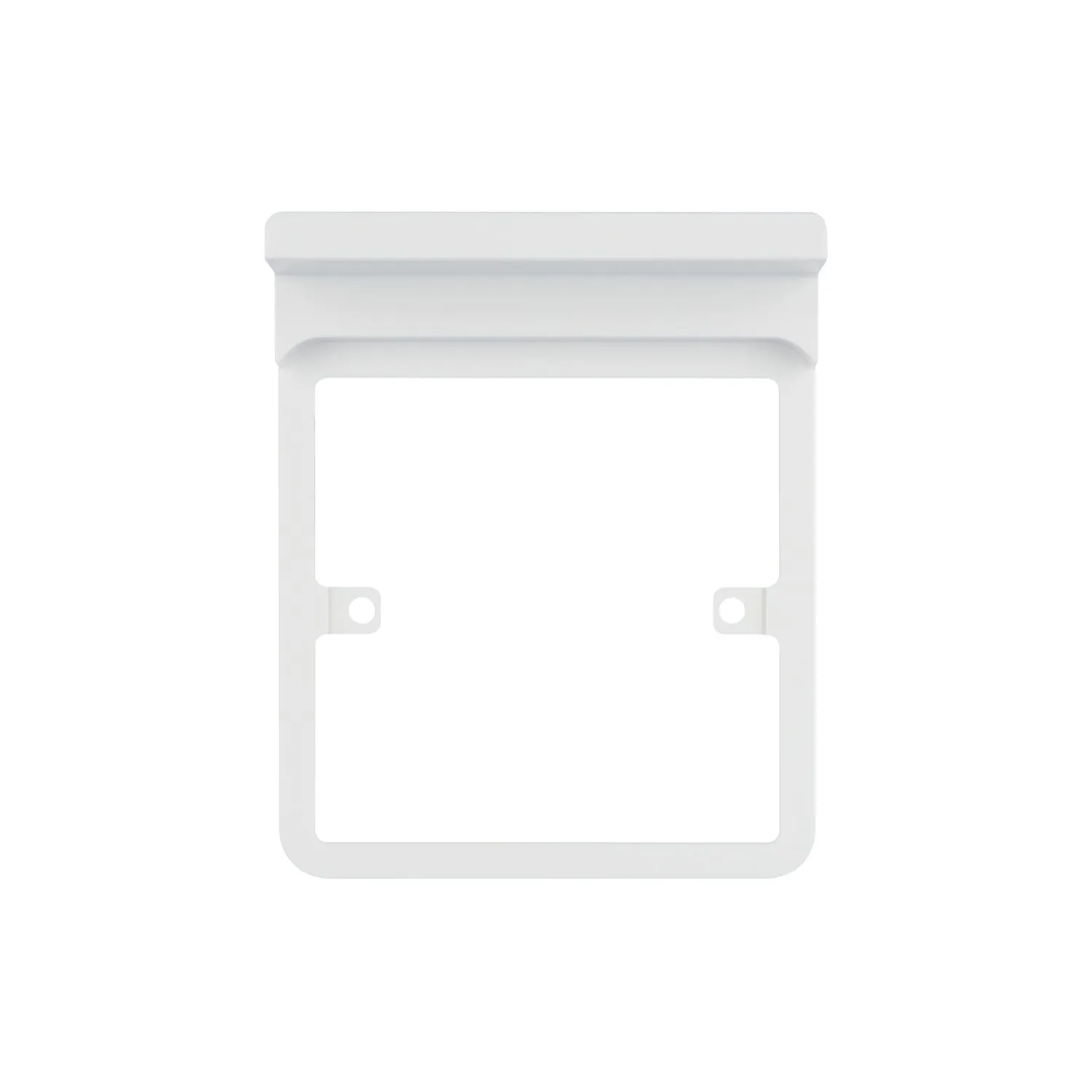 Schneider Electric GGBLSHF1GS Lisse White Moulded 1G Switch Surround Frame with Shelf
