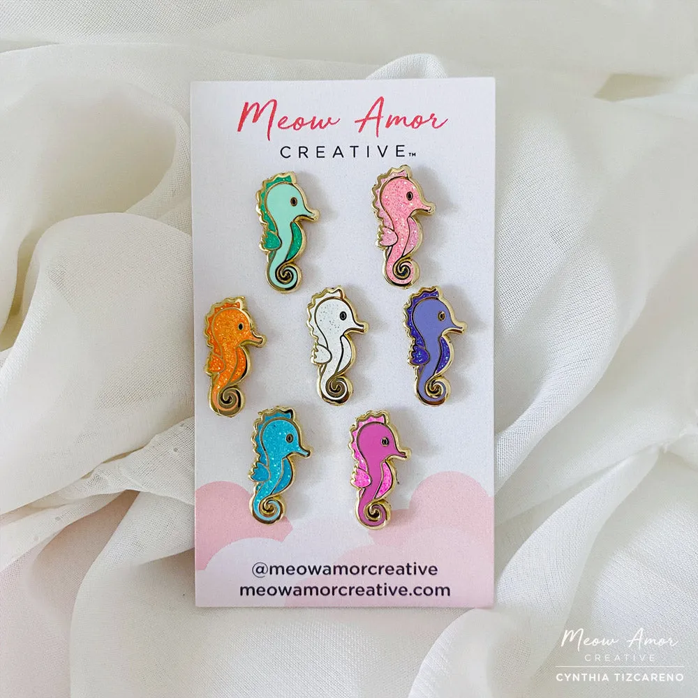 Seahorse Mini Enamel Pin