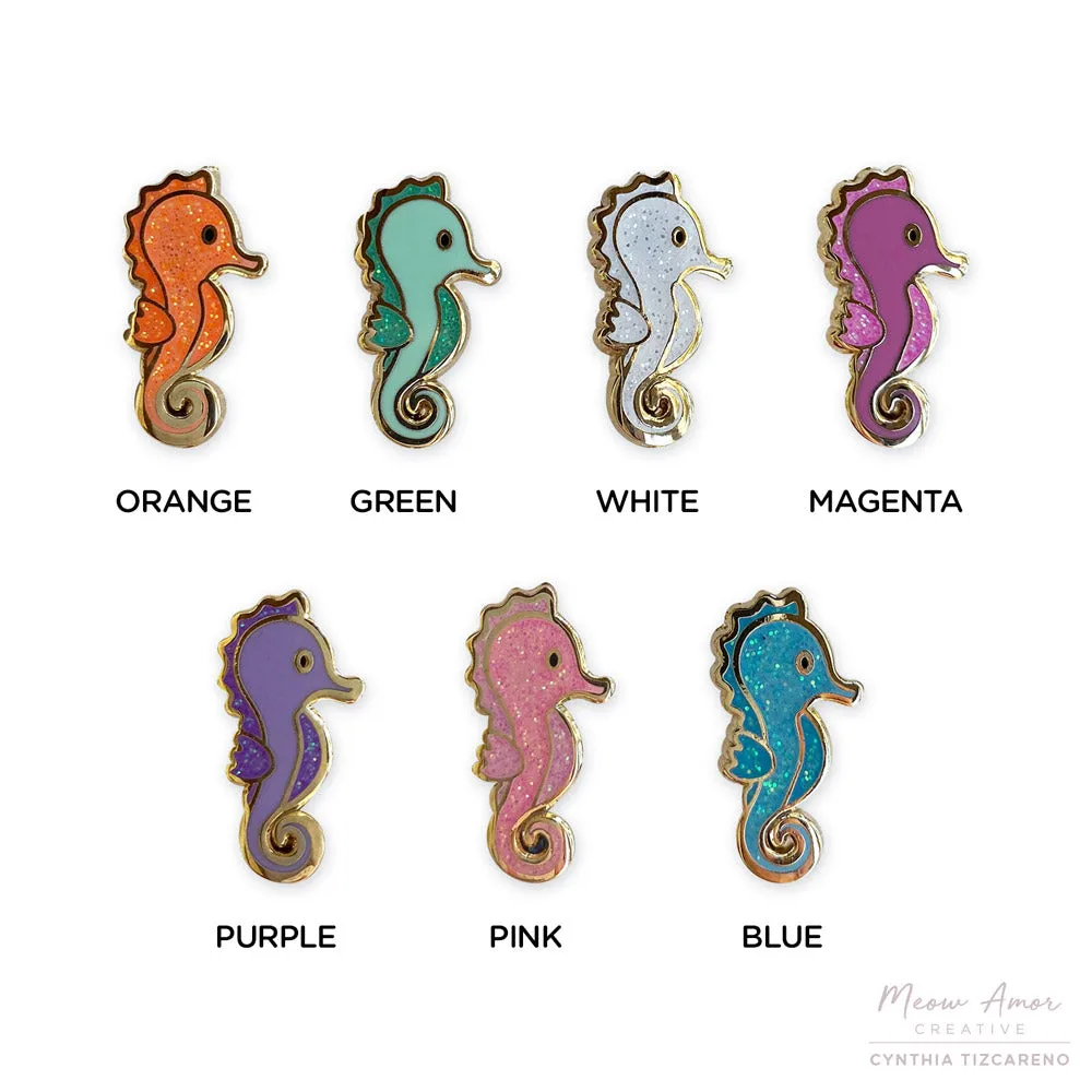 Seahorse Mini Enamel Pin