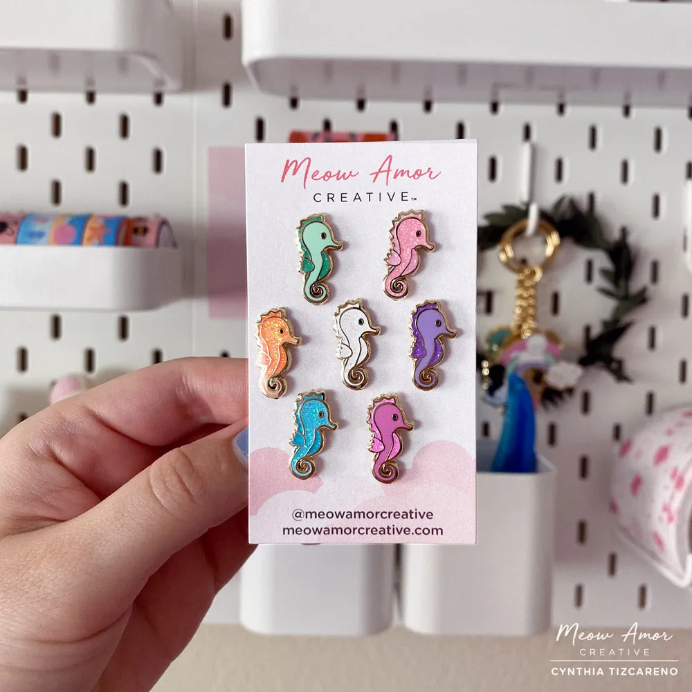 Seahorse Mini Enamel Pin