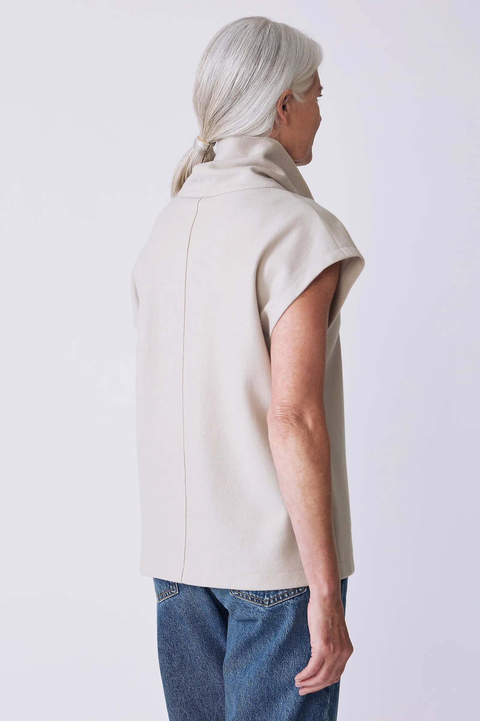 Seamed Turtleneck - Mink