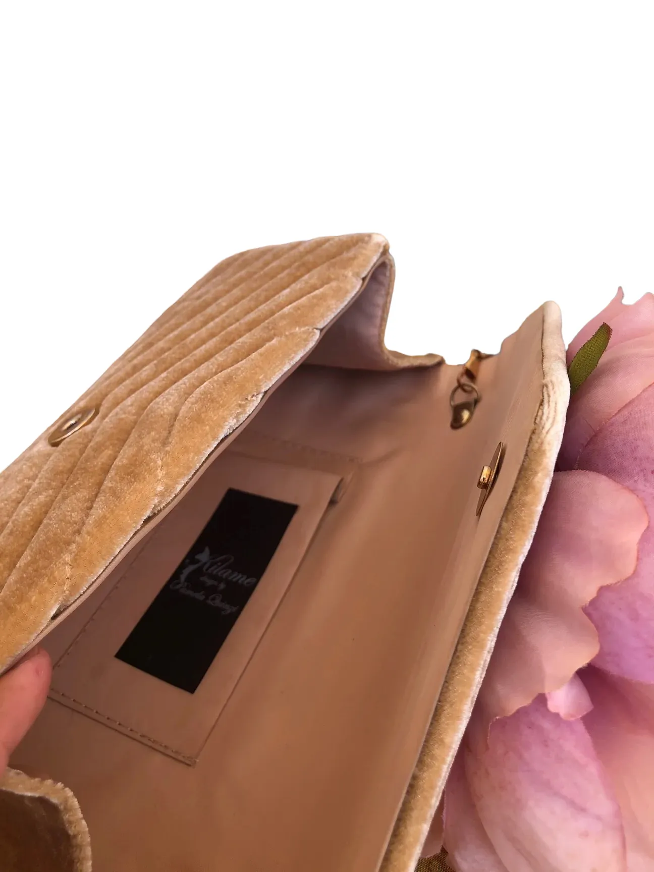 Serenity Rose Clutch