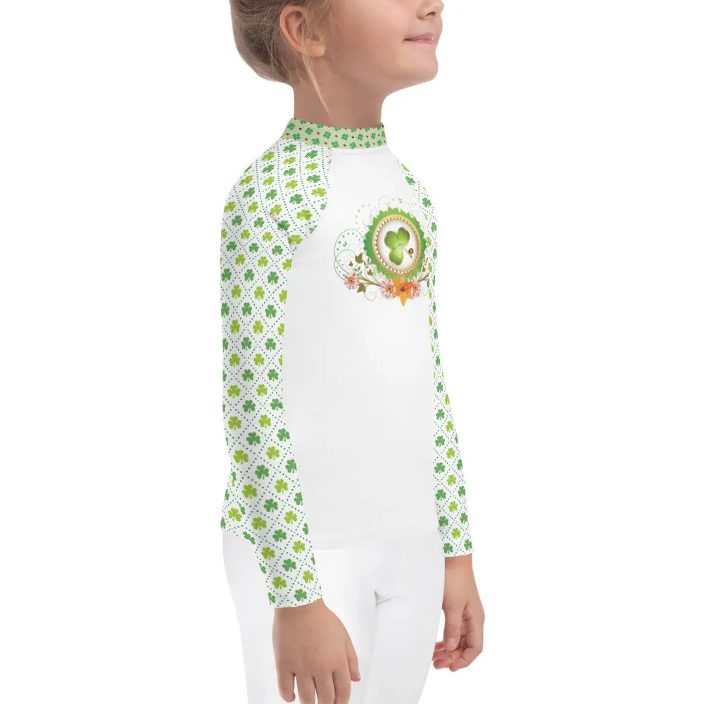Shamrocks and Ladybugs - Kids Rash Guard