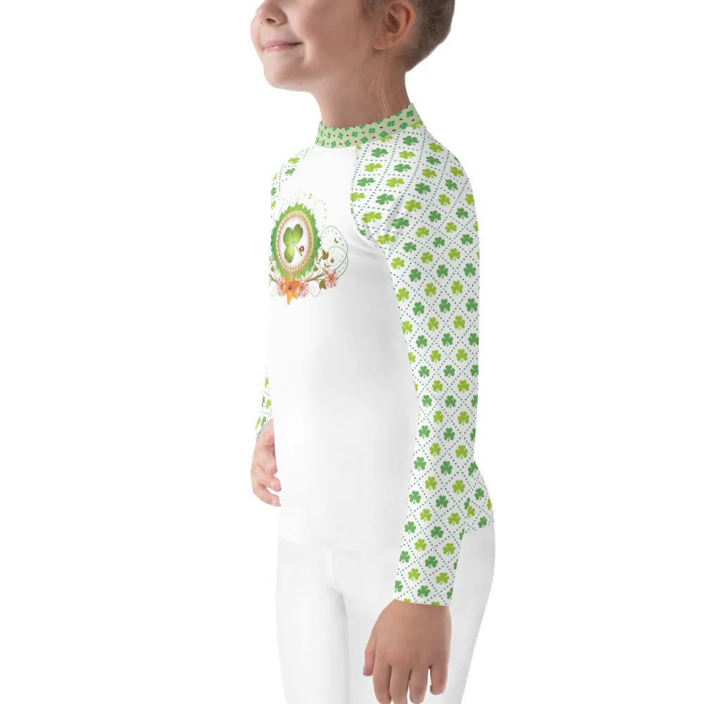 Shamrocks and Ladybugs - Kids Rash Guard