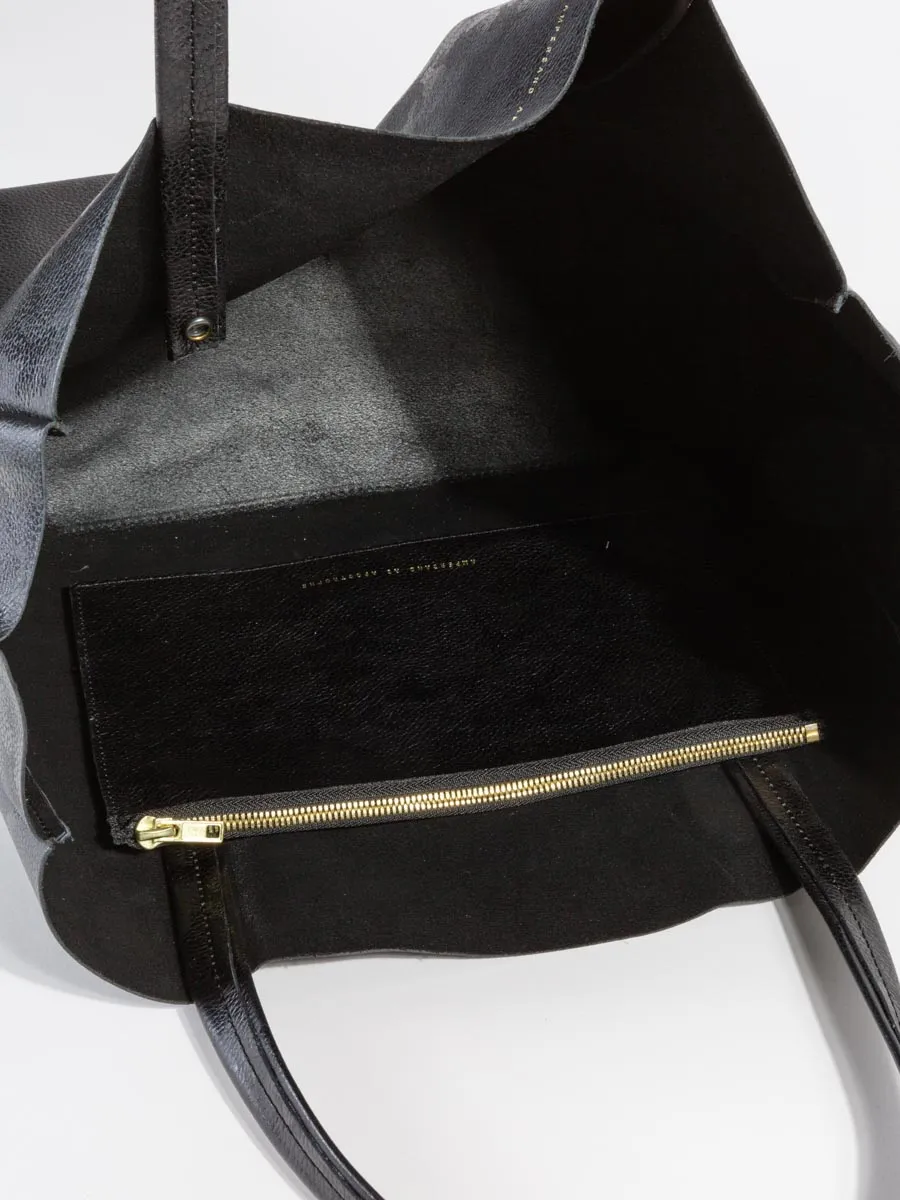 sideways tote - black camo