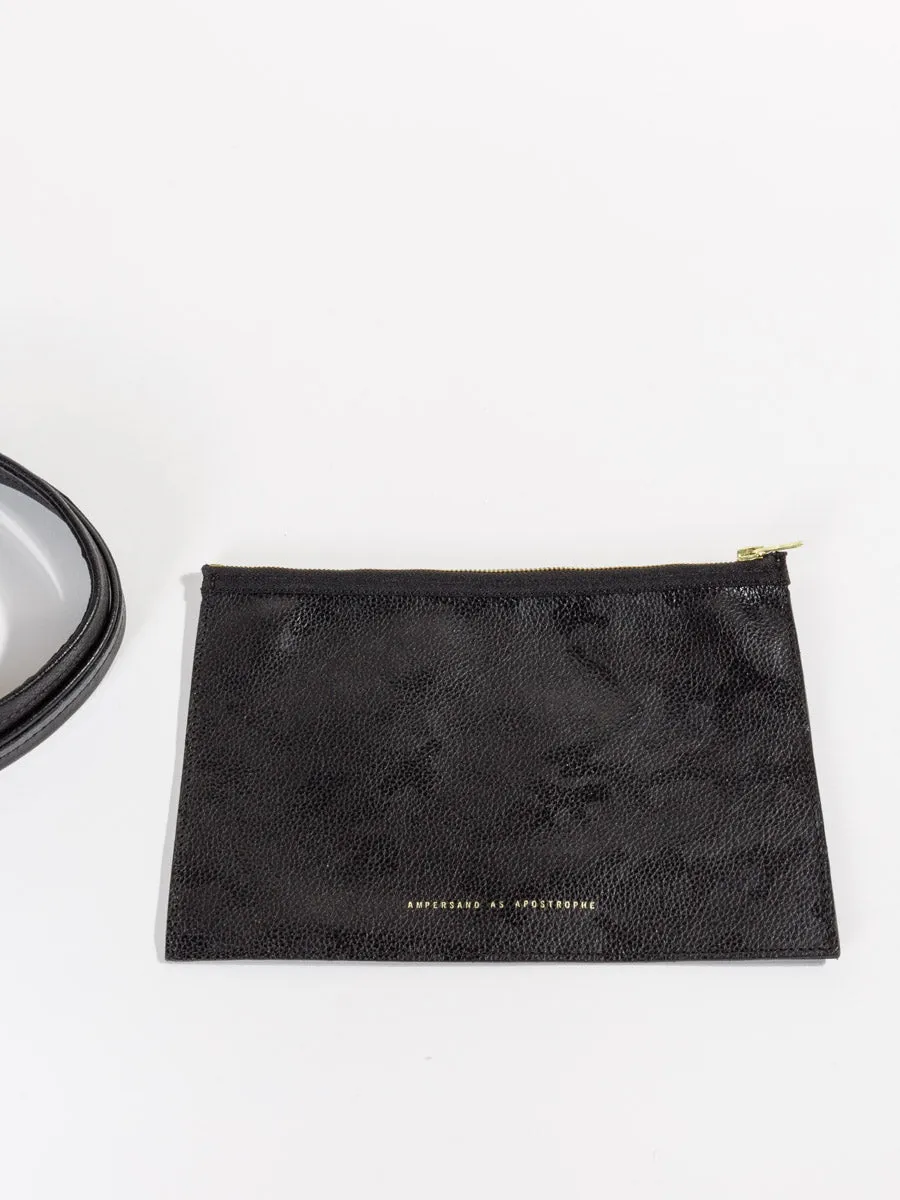 sideways tote - black camo