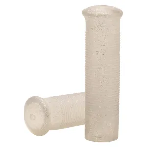 Silver Metal Flake Grips