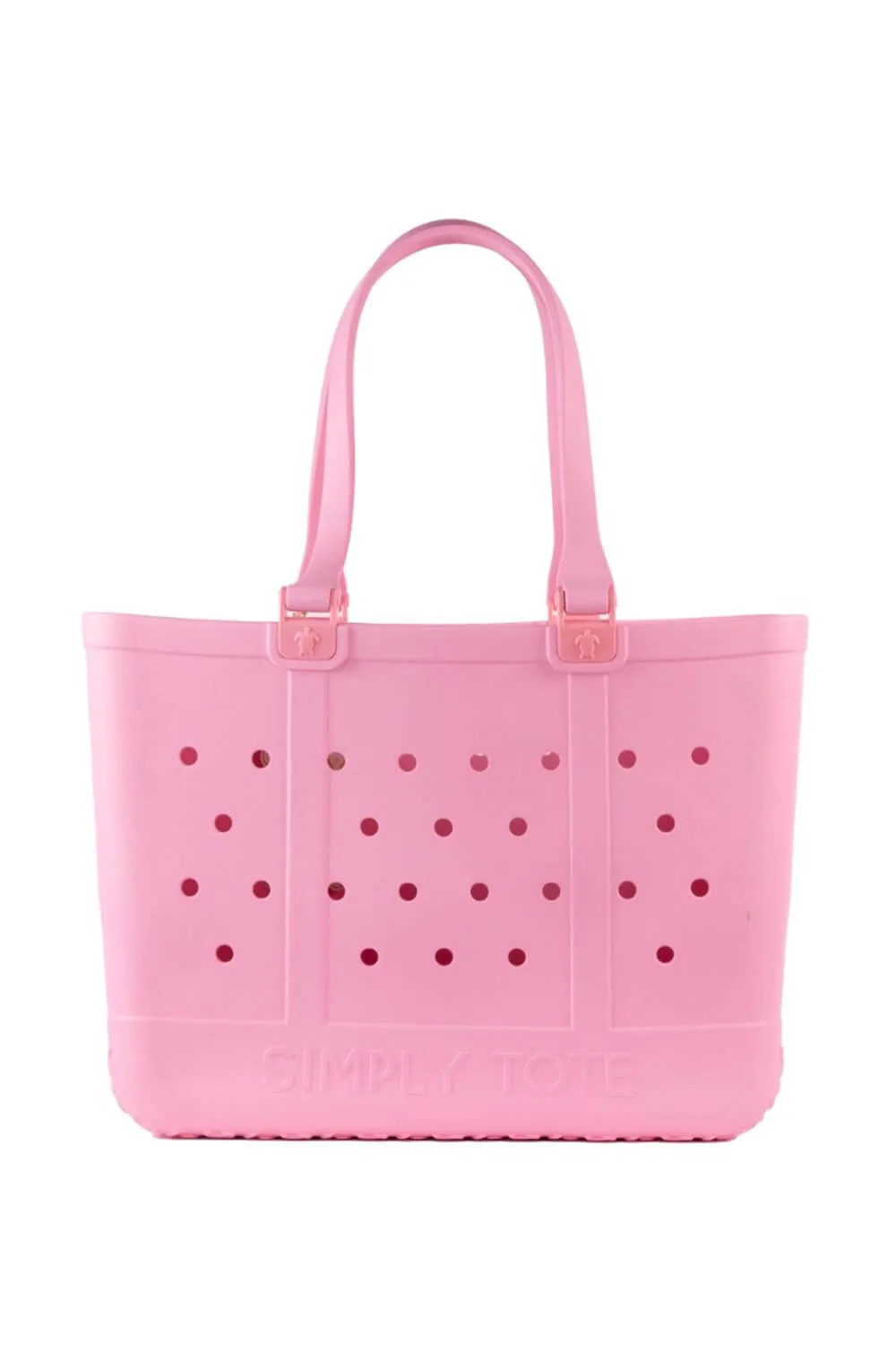 Simply Southern Large Waterproof Tote Bag in Rose | 0125-SIMPLYTOTE-ROSE