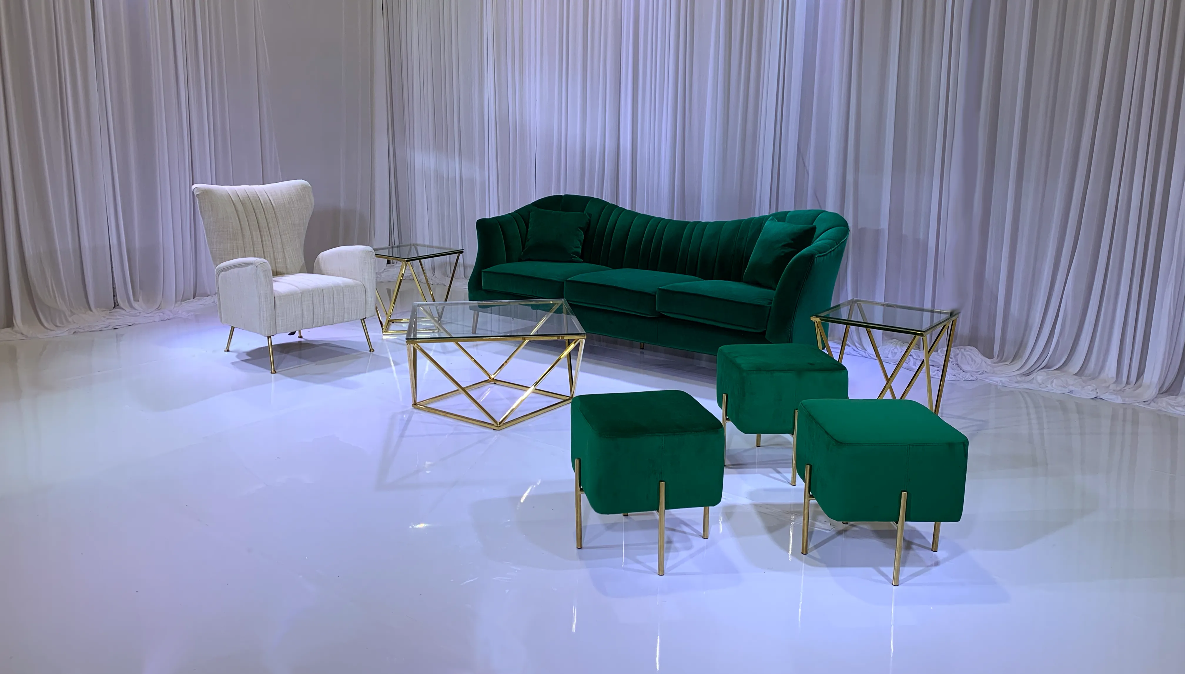 SINCLAIR SOFA GROUPING 2 - EMERALD