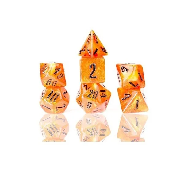 Sirius Dice Set - Fire Nebula Poly Set