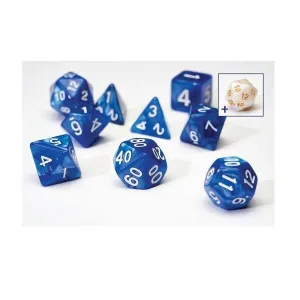 Sirius Dice Set - Pearl Blue Acrylic