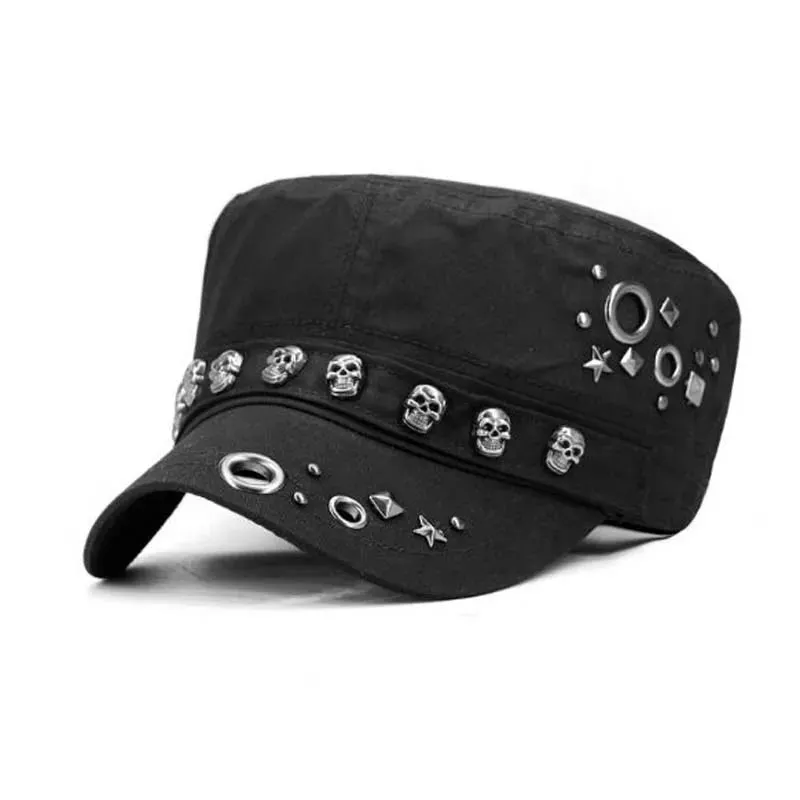 Skull Rivet Military Hats