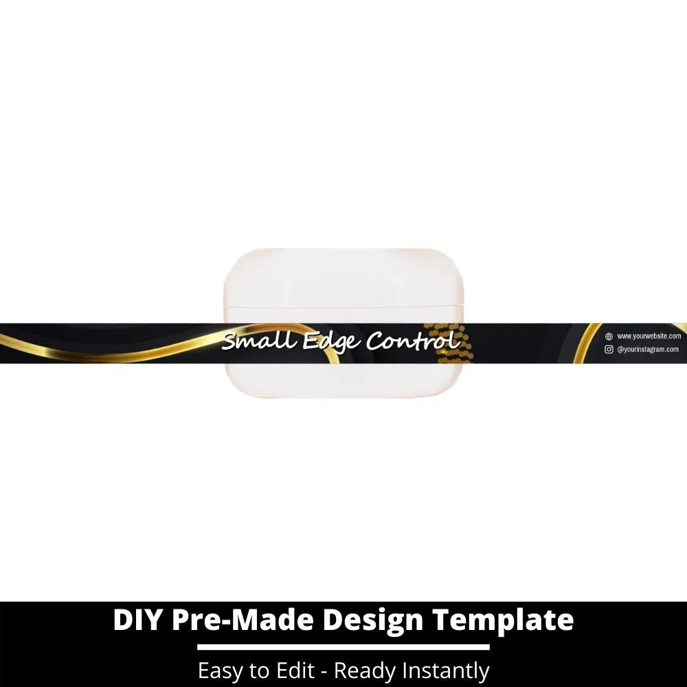 Small Edge Control Side Label Template 185
