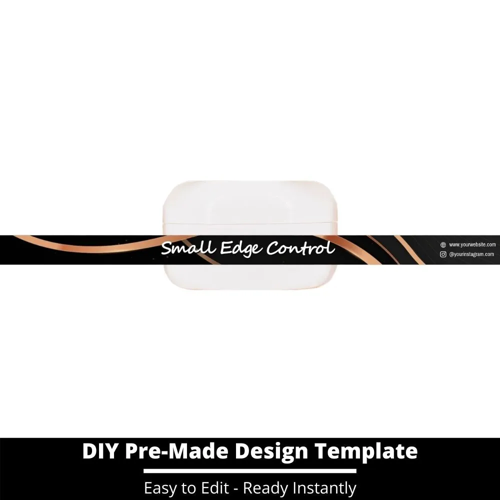 Small Edge Control Side Label Template 199