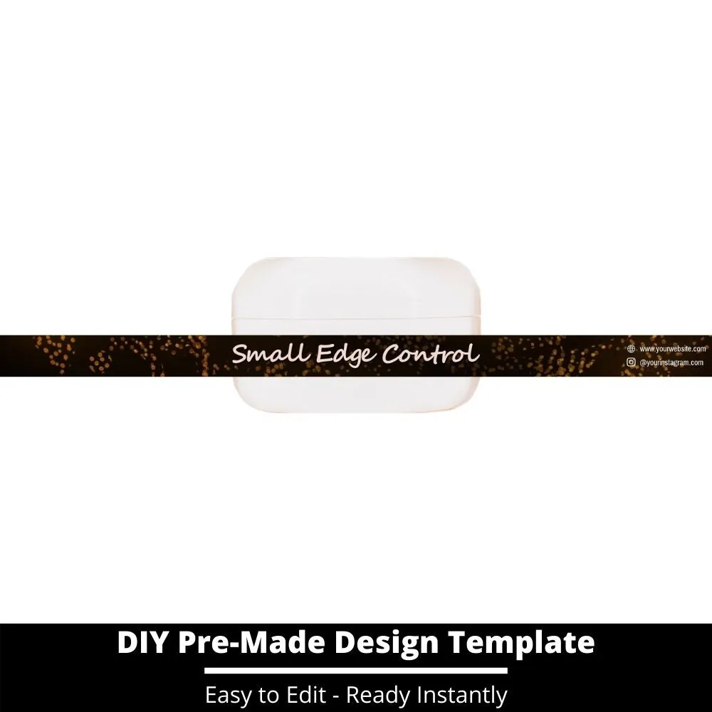 Small Edge Control Side Label Template 36