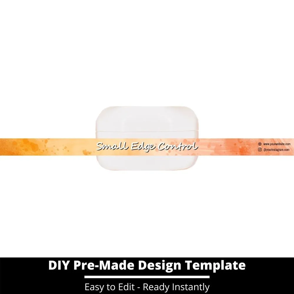Small Edge Control Side Label Template 94