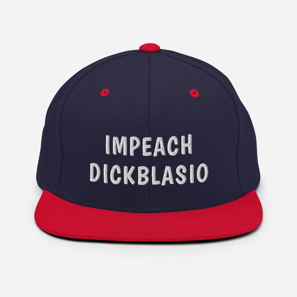 Snapback Hat impeach dickblasio