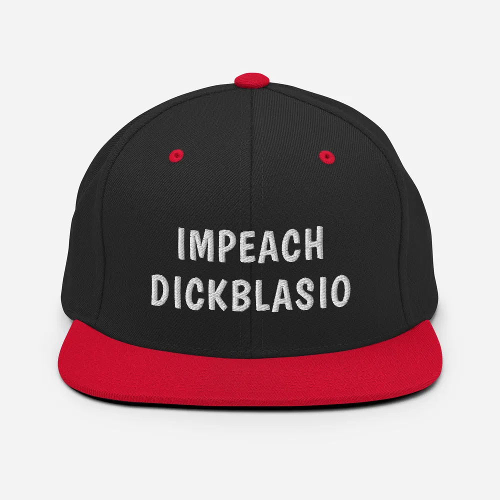 Snapback Hat impeach dickblasio