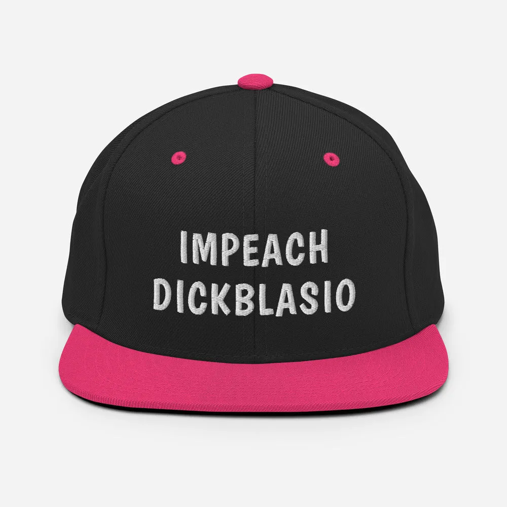 Snapback Hat impeach dickblasio